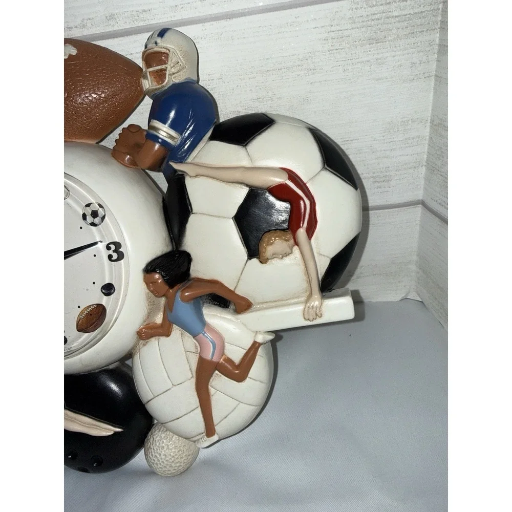 Homco Quartz Sports Wall Clock (Home‎ Interiors & Gifts) (1994)